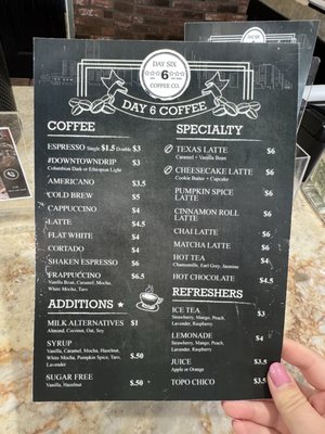 Menu photo 8 Day 6 Coffee Sugar Land, TX Menu photo 8 Day 6 Coffee Sugar Land, TX