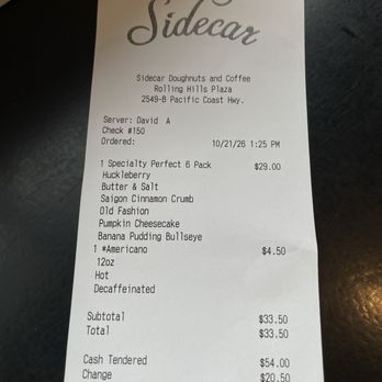 Sidecar Doughnuts & Coffee - Not inexpensive but so tasty! - Donuts Near Me - Torrance, California