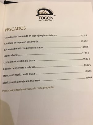 Restaurante El Fogón del Salvador by null
