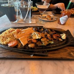 Paper thin Salmon with burnt veggies Paper thin Salmon with burnt veggies