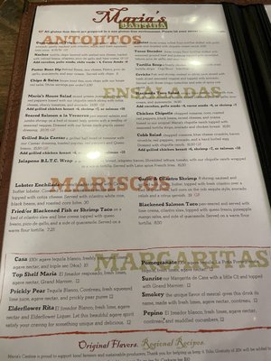 Menu photo 3 Maria's Cantina Woodland, CA
