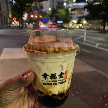 Xing Fu Tang - 01. Signature Brown Sugar Boba Milk - Bubble Tea Near Me - Seattle, Washington