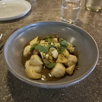Intero Restaurant - Gnocchi with pork - Italian Near Me - Austin, Texas Intero Restaurant - Gnocchi with pork - Italian Near Me - Austin, Texas