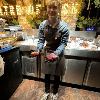 Pesca - Our adorable fish connoisseur. I think his name was Jacob. . - Seafood Near Me - Amsterdam, New Hampshire