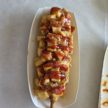 CrunCheese Korean Hot Dog - Potato hotdog - Hot Dogs Near Me - Arcadia, California CrunCheese Korean Hot Dog - Potato hotdog - Hot Dogs Near Me - Arcadia, California