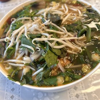 Siam Square - Beef pho with just tripe but their normal is 3 types of beef. I just love the tripe. - Thai Near Me - Fairbanks, Alaska