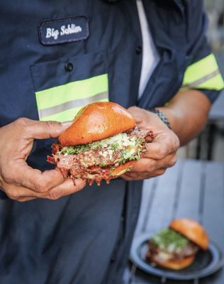 Hill East Burger by null