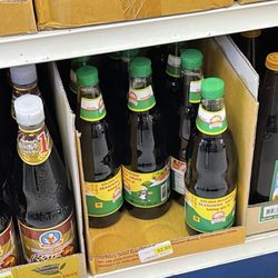 Super X Market - Soys. A bottle of the green one would be $5 at my old Asian store. ‍‍‍ so cheap!
