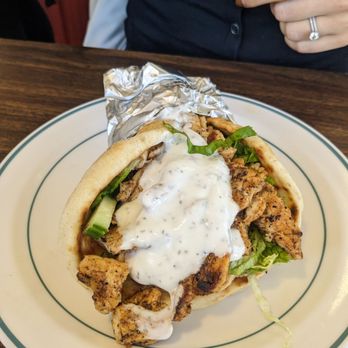 Istanbul Gyro & Kebab - Chicken gyro on pita bread - Mediterranean Near Me - Norfolk, Virginia Istanbul Gyro & Kebab - Chicken gyro on pita bread - Mediterranean Near Me - Norfolk, Virginia