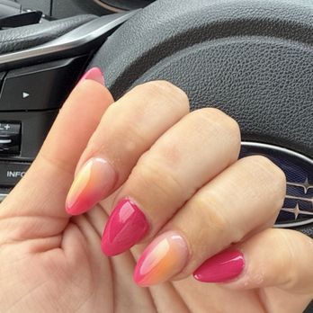 Happiness Nails & Spa - Acrylic set - Nail Salons Near Me - Huntington Beach, California