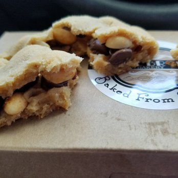 Cookie Brokers Bakery of Phoenix - Peanut butter stuffed cookie with gooey chocolate and crunchy peanuts! - Bakeries Near Me - Phoenix, Arizona Cookie Brokers Bakery of Phoenix - Peanut butter stuffed cookie with gooey chocolate and crunchy peanuts! - Bakeries Near Me - Phoenix, Arizona