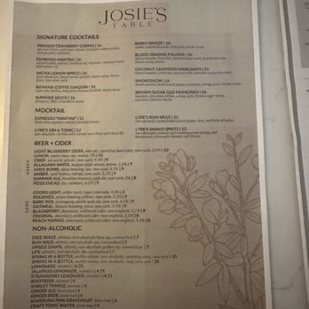 Josie’s Table - New American Near Me - Albany, New York Josie’s Table - New American Near Me - Albany, New York