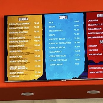 Taco Land - Menu - Tacos Near Me - Anaheim, California