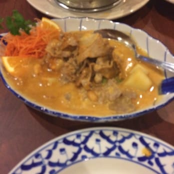 Thai Papaya Garden - Masaman Curry with peanuts and avocado, really good - Thai Near Me - Euless, Texas Thai Papaya Garden - Masaman Curry with peanuts and avocado, really good - Thai Near Me - Euless, Texas