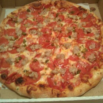 Amazona's Pizza - Pepperoni, sausage, and jalapeños. - Pizza Near Me - Oakland, California Amazona's Pizza - Pepperoni, sausage, and jalapeños. - Pizza Near Me - Oakland, California