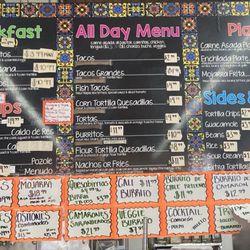 El Torito Mexican Market - Restaurant menu July 2026