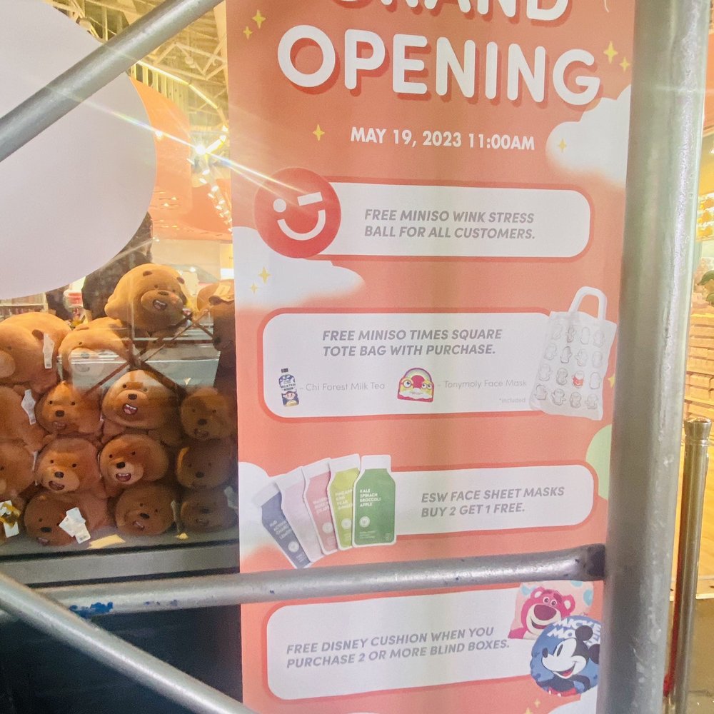 Miniso - Grand opening weekend - Toy Stores Near Me - New York, New York Miniso - Grand opening weekend - Toy Stores Near Me - New York, New York