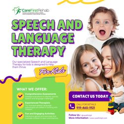 Care First Rehab - You are recognized as the premier provider of speech therapy services in North Carolina.