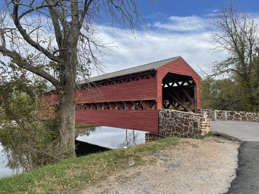 Historic Sachs Covered Bridge by null