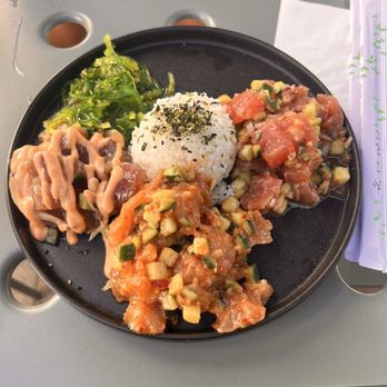 Shoots Fish & Beer - Poke sampler - Seafood Near Me - Carlsbad, California Shoots Fish & Beer - Poke sampler - Seafood Near Me - Carlsbad, California
