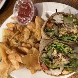Blackened Grouper Wrap Blackened Grouper Wrap