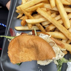 Fusion On Main - The other half of Chicken Club sandwich