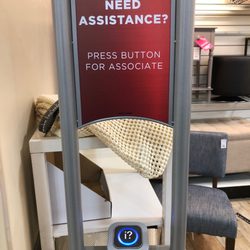 Home Goods - It seems that this device doesn't work at all. I'm in the back of the store pressing it for 15 minutes and still no help.