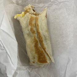 Hard Copy Cafe - Breakfast burrito with sausage