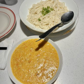 Stick & Wok - Crab Roe & Crab Meat Shanghai Noodles - Chinese Near Me - Santa Clara, California
