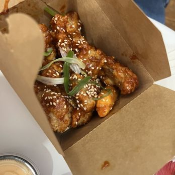 Sweet Handkraft - Spicy Gochujang Popcorn Chicken - Desserts Near Me - Metairie, Louisiana Sweet Handkraft - Spicy Gochujang Popcorn Chicken - Desserts Near Me - Metairie, Louisiana