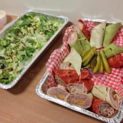 A Cappella Catering - Trays of salad and wraps~