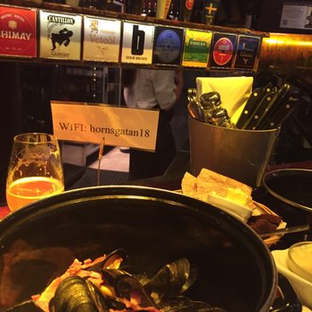 Akkurat - Cantillon Gueuze + Mussels - Scandinavian Near Me - Stockholm, Alberta