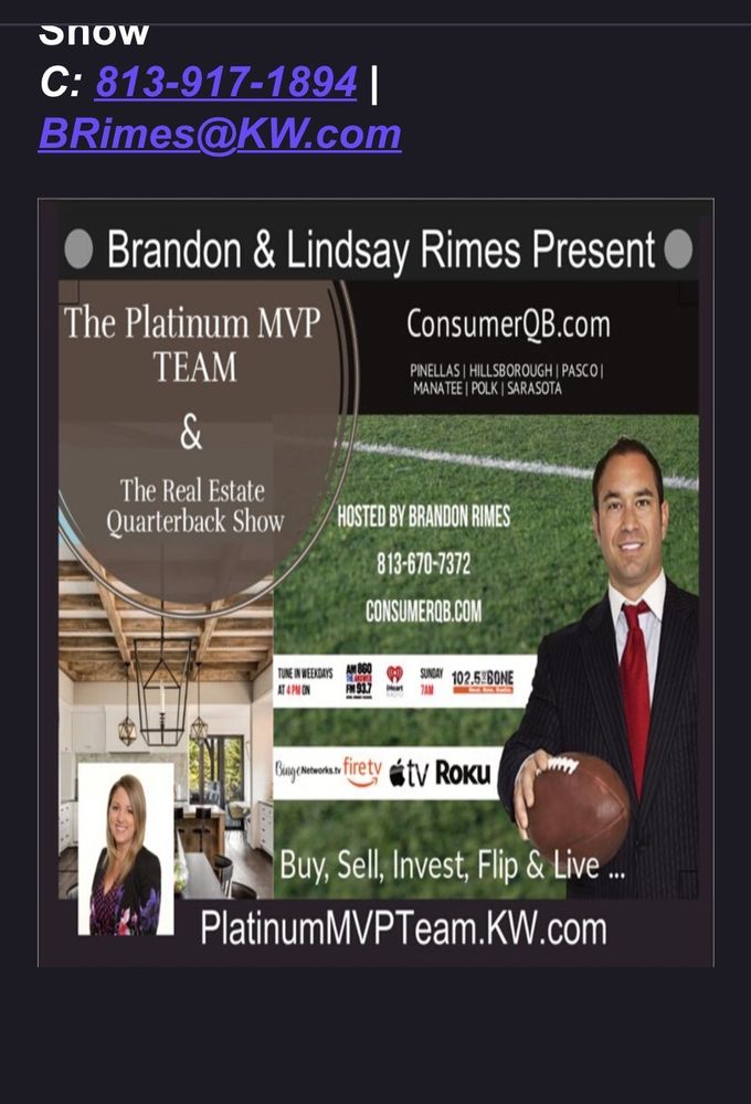 KELLER WILLIAMS REALTY TAMPA BAY PRO GROUP Contact Agent 30522 US