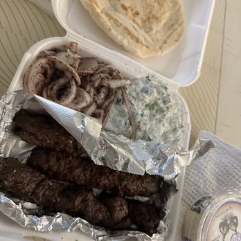 Pita Hot - Beef Kabab plate - Mediterranean Near Me - Fullerton, California