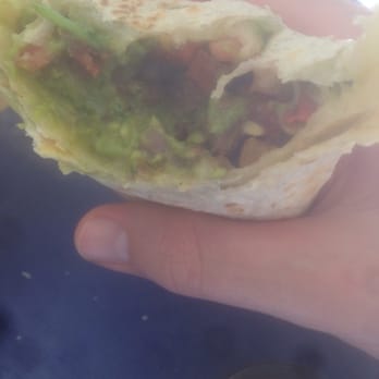 Baja Fresh - Steak Baja burrito. Good amount of guacamole - Mexican Near Me - Calabasas, California Baja Fresh - Steak Baja burrito. Good amount of guacamole - Mexican Near Me - Calabasas, California