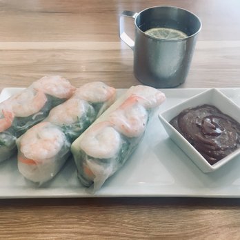 Lotus & Light - Summer rolls and spicy peanut sauce - Vietnamese Near Me - Burbank, California Lotus & Light - Summer rolls and spicy peanut sauce - Vietnamese Near Me - Burbank, California