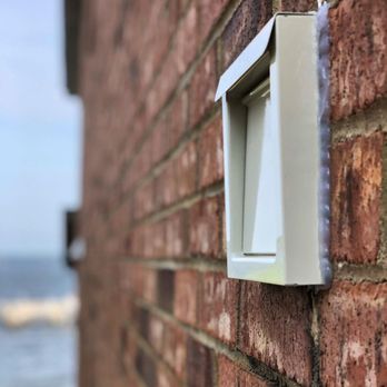 Mustang Dryer Vents - DryerWallVent Installation | Brick Wall Exterior - Air Duct Cleaning Near Me Mustang Dryer Vents - DryerWallVent Installation | Brick Wall Exterior - Air Duct Cleaning Near Me