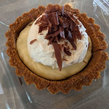 Urban Plates - Wouldn't get again- burnt crust banana cream pie - New American Near Me - Brea, California Urban Plates - Wouldn't get again- burnt crust banana cream pie - New American Near Me - Brea, California