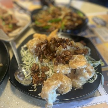 Mama Lu's Dumpling House - walnut shrimp = $18.95 - Dim Sum Near Me - Tustin, California Mama Lu's Dumpling House - walnut shrimp = $18.95 - Dim Sum Near Me - Tustin, California