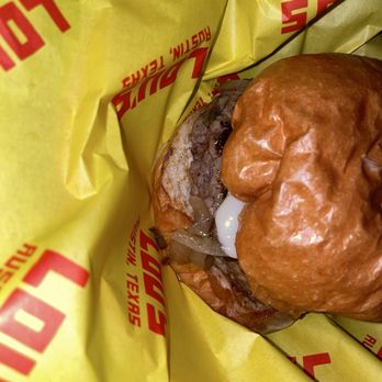 Lou's - Mushroom & Provolone Burger - New American Near Me - Austin, Texas