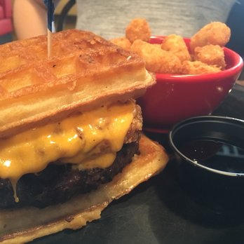 Midtown Caboose - Waffle buns for this burger! - New American Near Me - Tallahassee, Florida Midtown Caboose - Waffle buns for this burger! - New American Near Me - Tallahassee, Florida