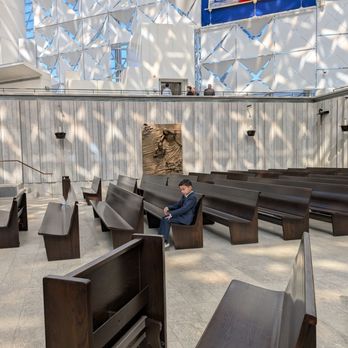 Christ Cathedral - Oldest kid loving the diffused light - Churches Near Me - Garden Grove, California