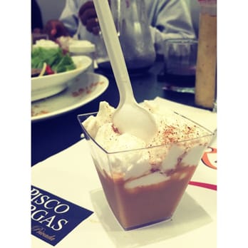 Rinconcito Peruano - Suspiro limeño: doce de leite com pisco, coberto por marshmallow e canela. - Peruvian Near Me - São Paulo, SP Rinconcito Peruano - Suspiro limeño: doce de leite com pisco, coberto por marshmallow e canela. - Peruvian Near Me - São Paulo, SP