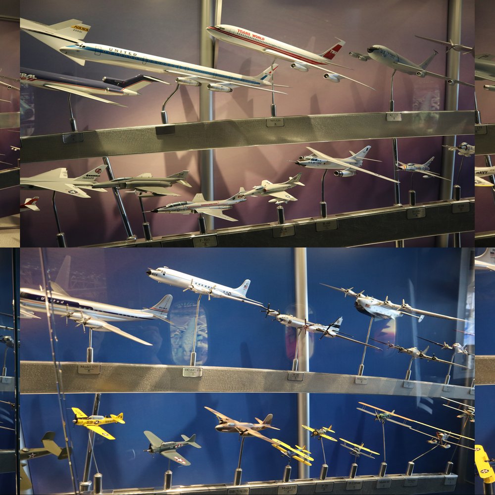 Boeing Future of Flight - Models of Boeing aircraft through the years - Tours Near Me - Mukilteo, Washington