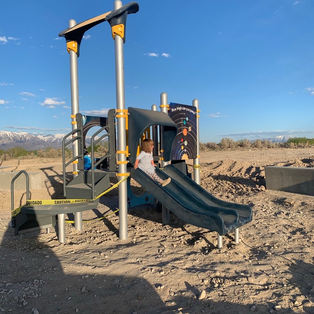 Woodhaven Park - Small slide (picture from before the park was finished) - Parks Near Me - Eagle Mountain, Utah Woodhaven Park - Small slide (picture from before the park was finished) - Parks Near Me - Eagle Mountain, Utah