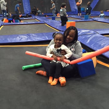 Sky Zone Trampoline Park - Mommy & babygirl - Trampoline Parks Near Me - Deer Park, New York Sky Zone Trampoline Park - Mommy & babygirl - Trampoline Parks Near Me - Deer Park, New York