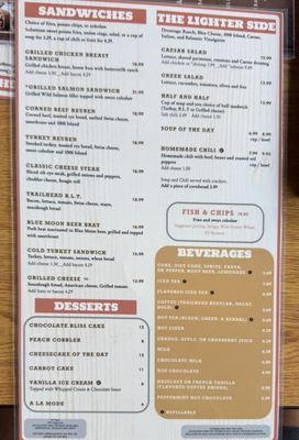 Menu photo 1 Trailhead Restaurant Estes Park, CO Menu photo 1 Trailhead Restaurant Estes Park, CO