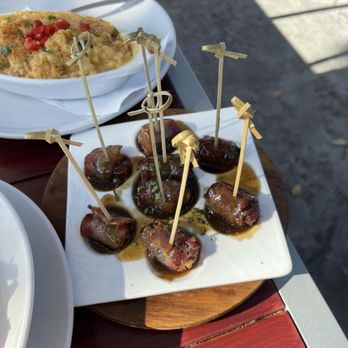 Teddy's By The Sea - Bacon wrapped dates ! So good! - Seafood Near Me - Carpinteria, California