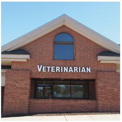 East Goshen Veterinary Center - Our office exterior, we are located in the Goshen Village Shopping Center