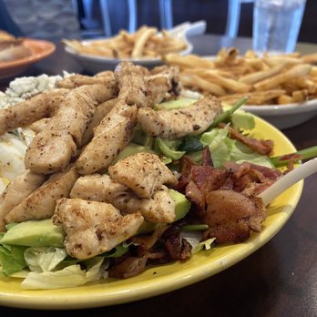 Village Inn - Cobb Salad with Extra Fries! - Breakfast & Brunch Near Me - Suffolk, Virginia Village Inn - Cobb Salad with Extra Fries! - Breakfast & Brunch Near Me - Suffolk, Virginia